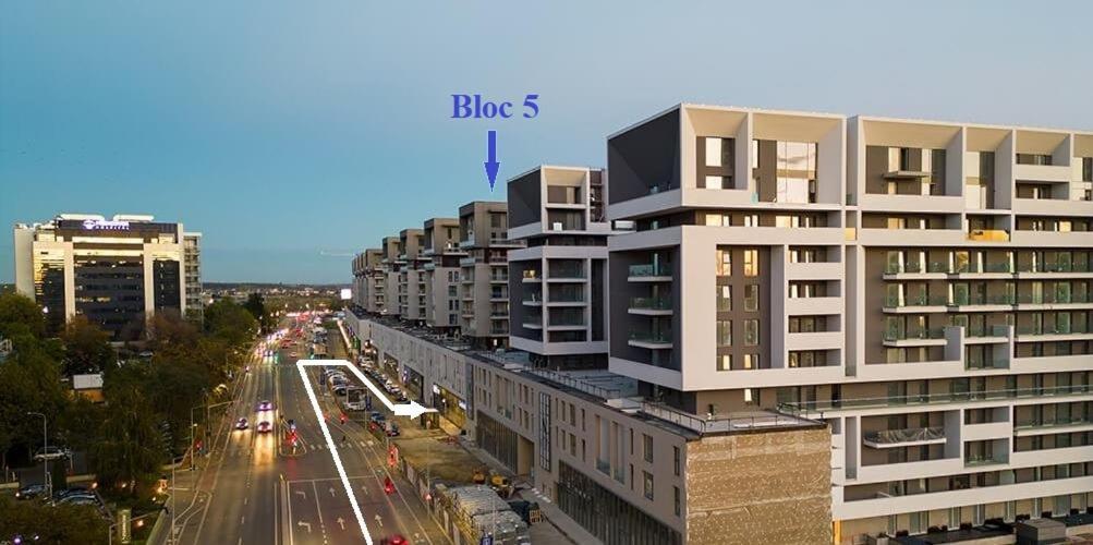 Sunshine - New & Quiet 1Br Apt, Business Area, Close To Airport, Highway A3, Subway Apartment Bucureşti Exterior foto